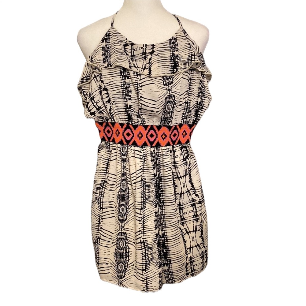 FREEWAY Boutique romper with tribal waistband